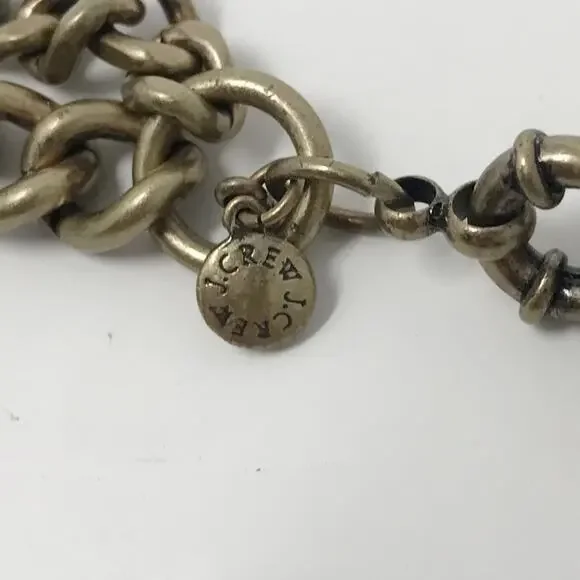 J. Crew Orange and Tan Statement Necklace - Picture 5 of 10